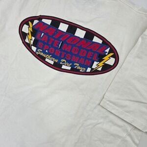 SOUTHERN DIRT TOUR SHIRT MENS XL NATIONAL LATE MODEL SPORTSMAN GRAPHIC WHITE 90S